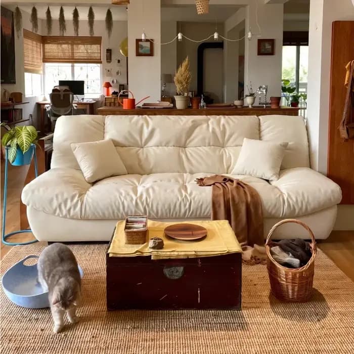 Canapés-lits Cloud Loveseat, fauteuils inclinables de salon, canapés-lits convertibles pour chambre à coucher, fauteuil, pouf, meubles pour la maison