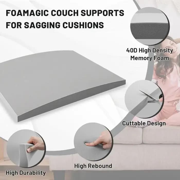 Support de coussin de canapé en éponge durable