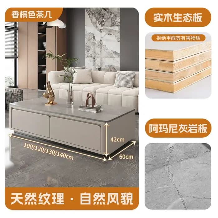 Tables basses extensibles en bois massif