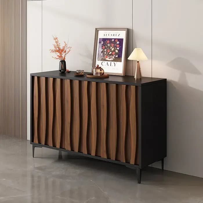 Meubles de salon en bois : Vitrine de présentation nordique