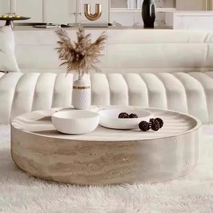 Table basse industrielle japonaise claire