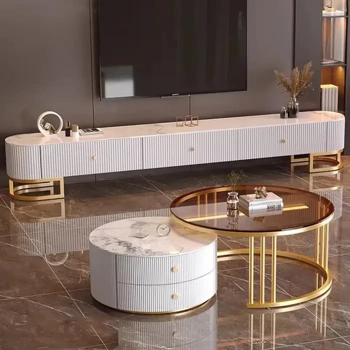 Meuble TV Minimaliste et Élégant avec Tiroirs