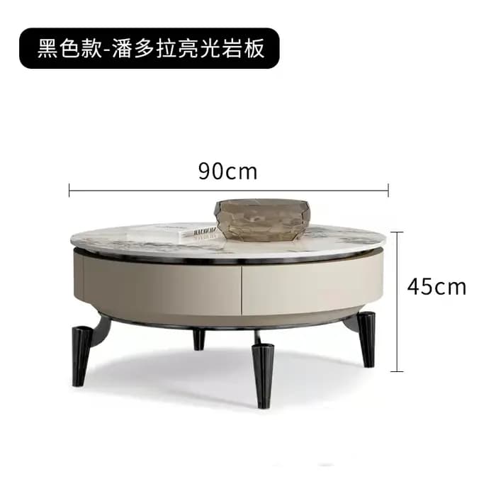Table basse peu encombrante luxe esthétique délicatesse Tables basses à la mode italien moderne Mesa