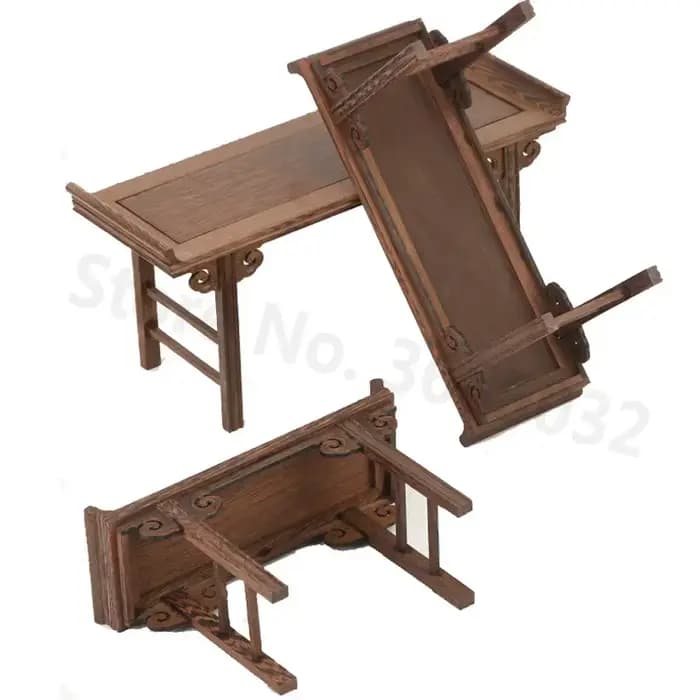 Table à thé basse chinoise séquoia