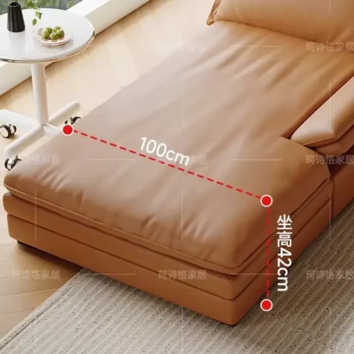 Canapé italien confortable et multifonctionnel pour salon d'appartement
