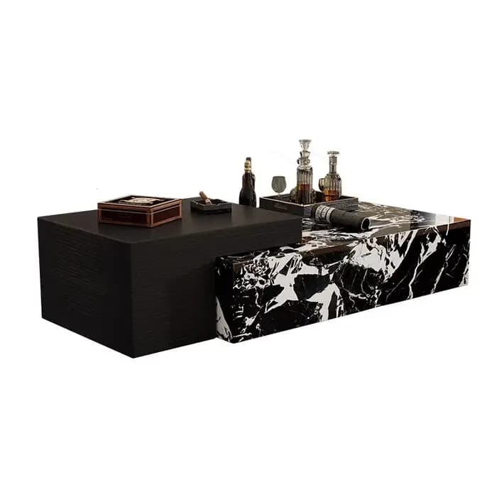 Design nordique Table basse ornements plancher Magazine Unique