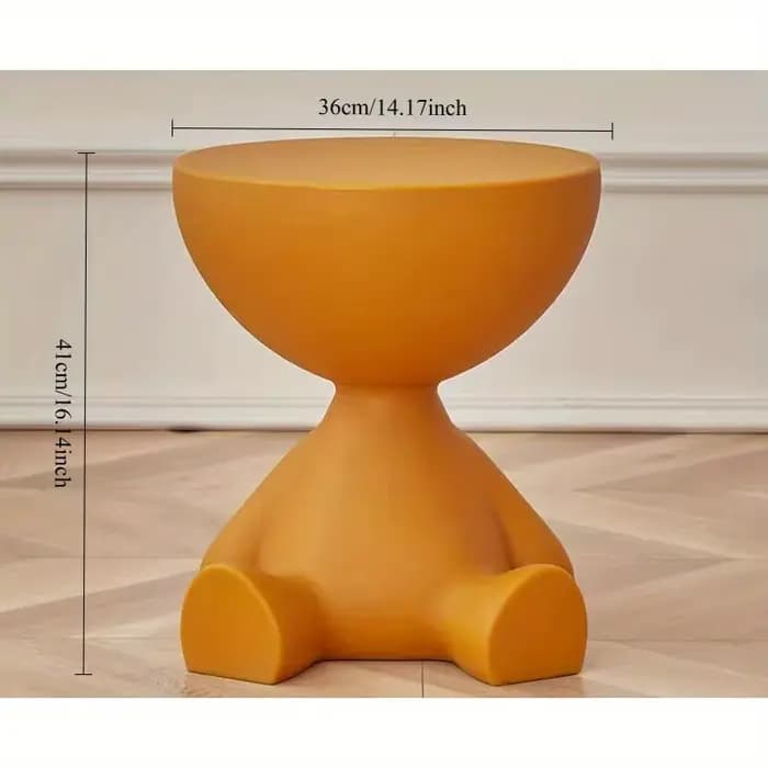 Table d'appoint de canapé créative, table basse amovible, style crème, simple, pour salon, table ron