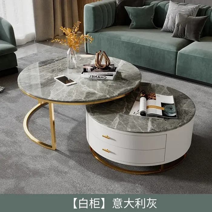 Tables basses nordiques Design rangement moderne luxe Simple esthétique