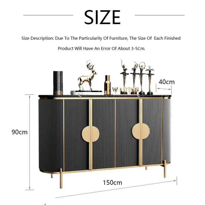 Armoire de Rangement d'Entrée de Luxe Légère