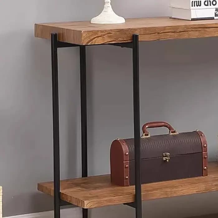 Wabi Sabi Table Console Vintage rustique Simple Premium Table Console de beauté pour couloir entrée