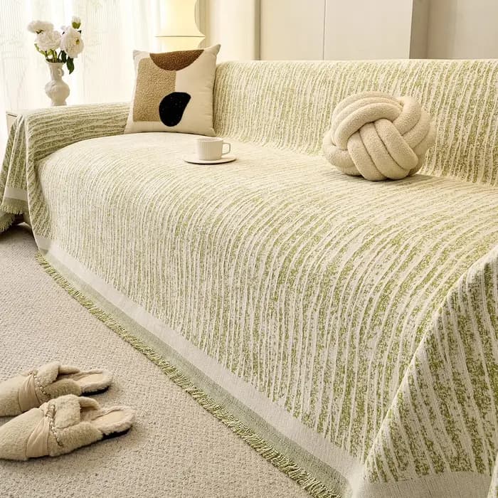 Housse de canapé de Style crème française, tissu universel pour toutes les saisons, anti-rayures pou
