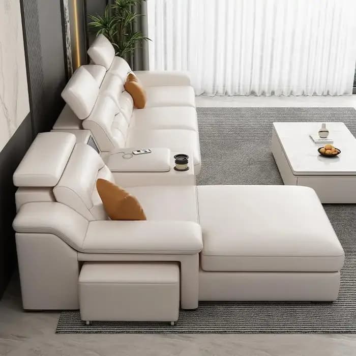 Adultes sol canapé inclinable minimaliste accoudoir grand