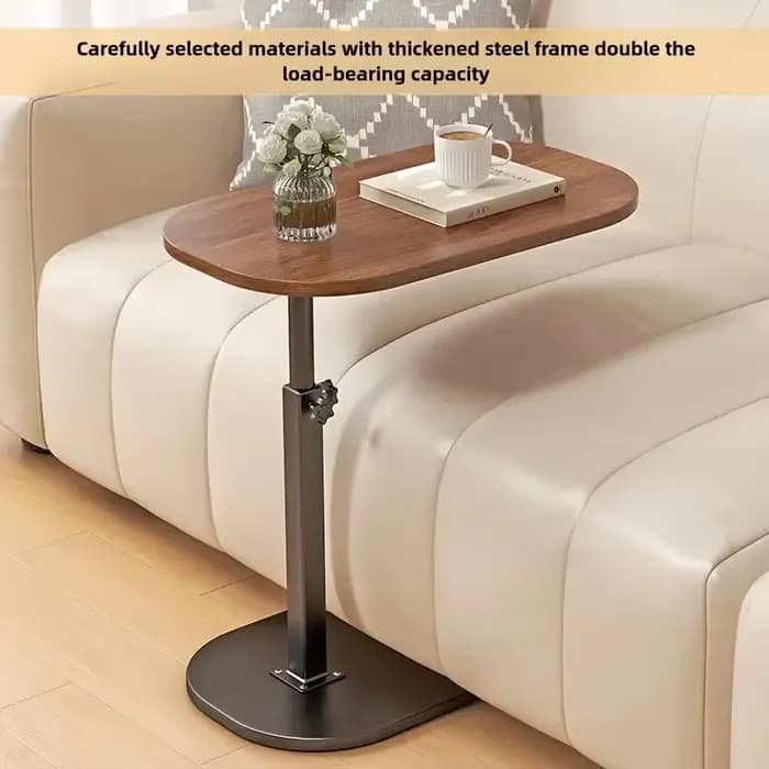 Table basse en bois multifonctionnelle à hauteur réglable