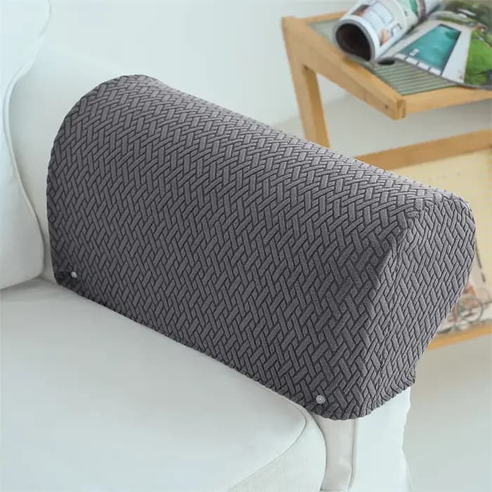 2 pièces/ensemble anti-poussière canapé fauteuil couvre lavable amovible accoudoir chaise housses élastique maison