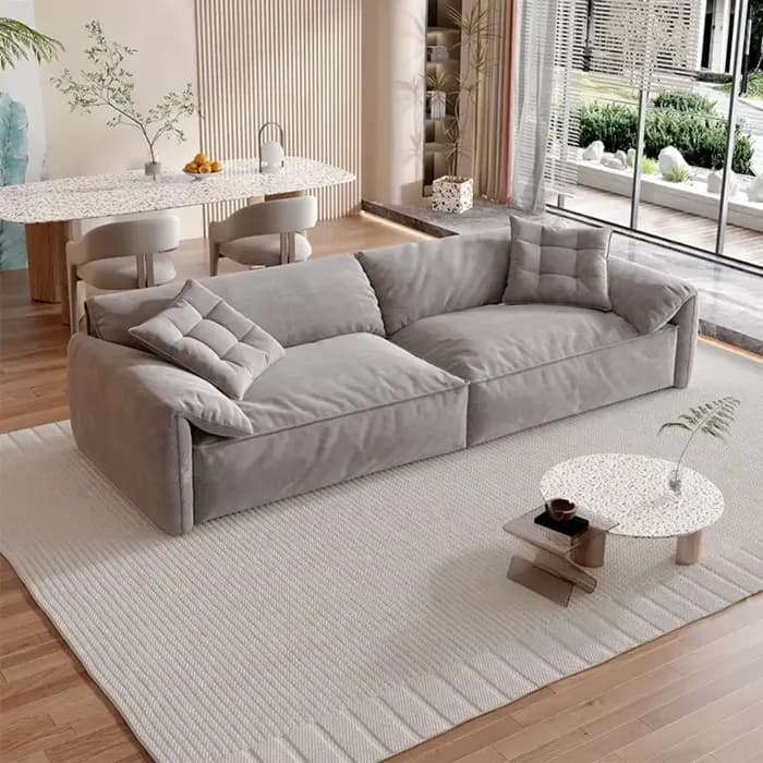 Salon canapés européens accoudoir confortable concepteur