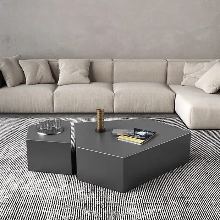 Glam Simple Table basse ornements cadre Design rangement Table basse moderne esthétique Meubles De Salon maison accessoires