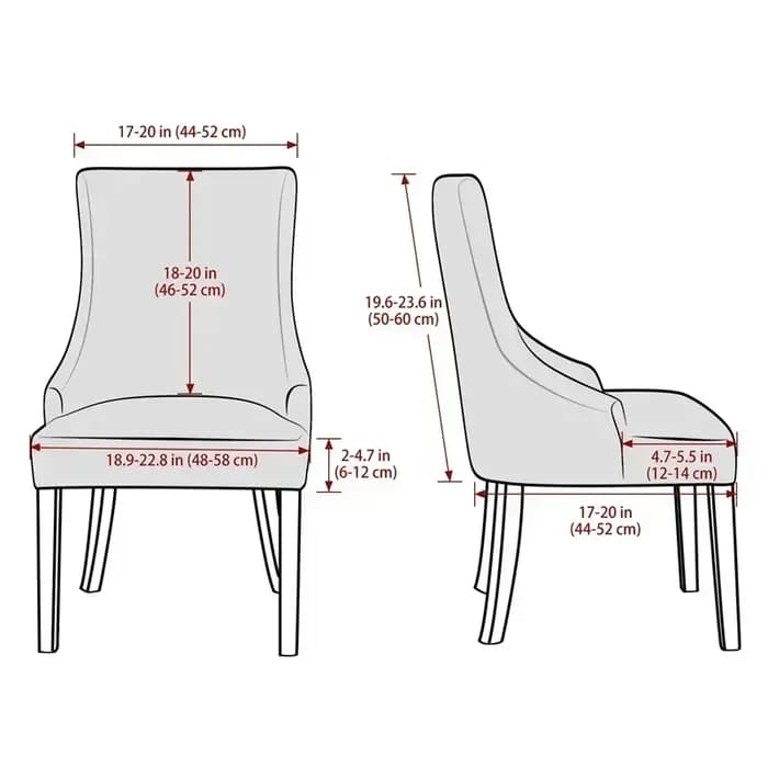 Housse de fauteuil élastique Super douce, couleur Pure, à dossier haut, inclinée, pour décoration de