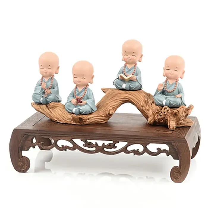 Table sculptée rétro en bois massif
