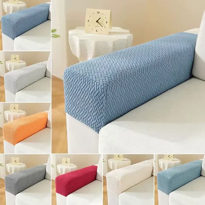 Housse de protection moderne pour accoudoir de canapé