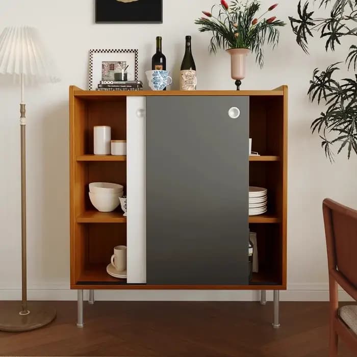 Organisateur artisanal armoires de salon debout luxe anti-poussière armoire de sol vitrine maison Muebles Hogar