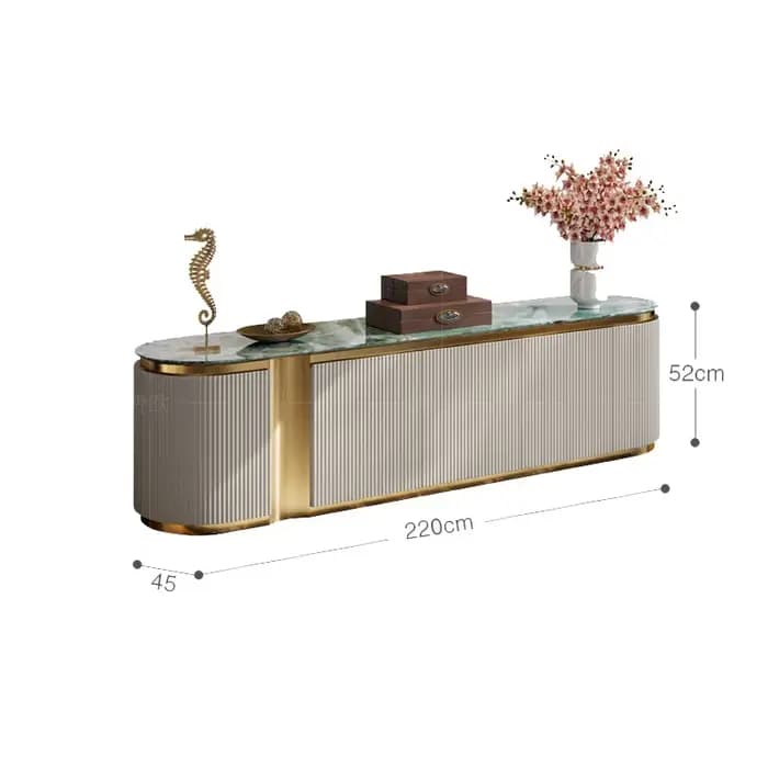 Meuble de télévision moderne européen délicatesse nordique luxe qualité Console