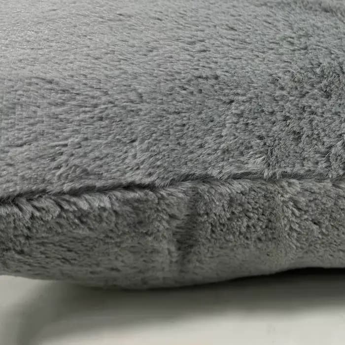 Housse de coussin grise haut de gamme pour canapé