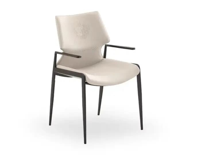 Chaise de salle à manger moderne italienne, fauteuil de luxe à dossier haut pour cuisines ouvertes et maisons modèles, chaise de Restaurant approuvée par le design