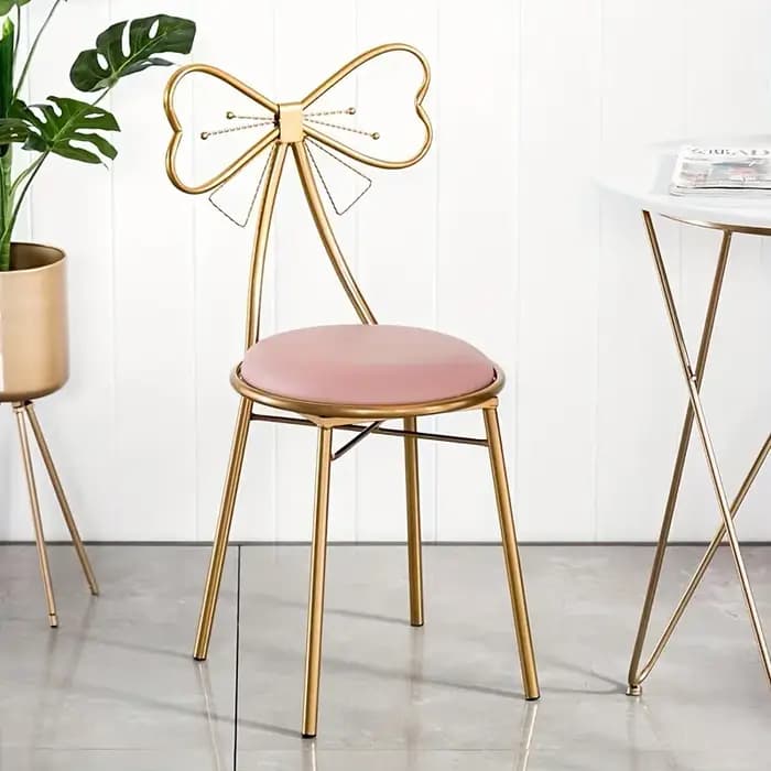 Tabouret de maquillage, tabouret de maquillage, moderne et simple, avec bretelles, coussin de siège,