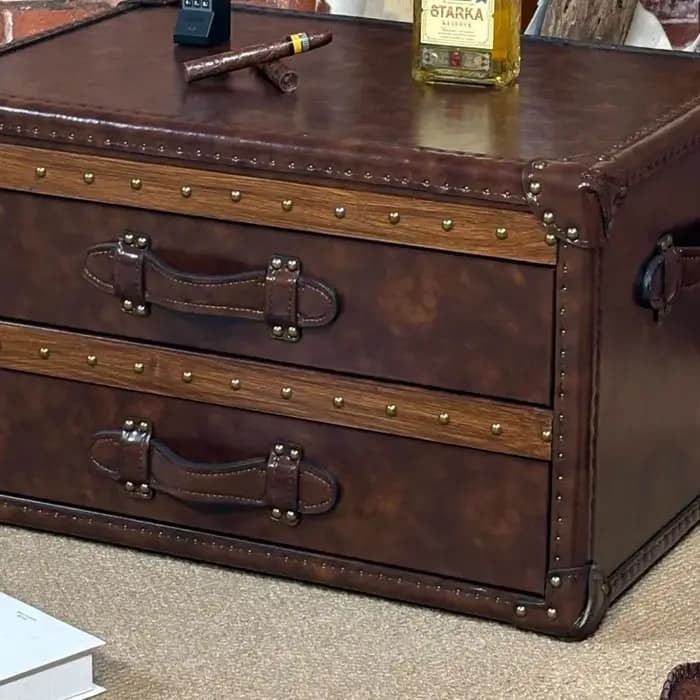 Rangement Table basse de luxe cadre d'affichage ornements esthétiques