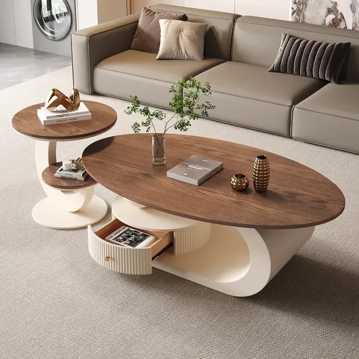 Table basse de sol d'affichage multifonction