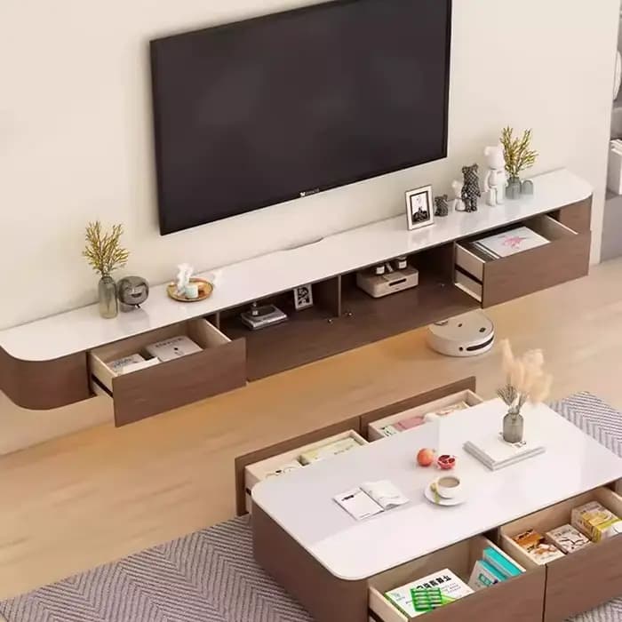 Meuble Tv moderne italien Durable mural Premium