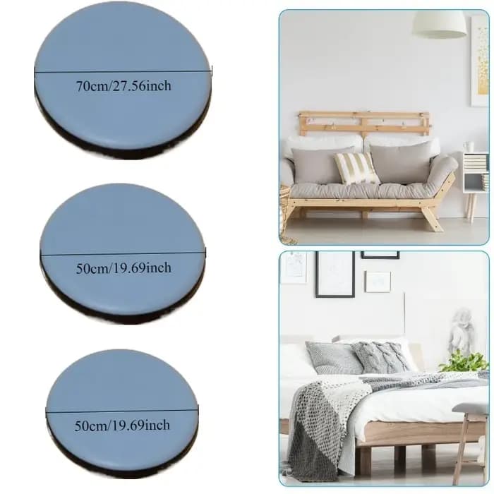 Patins de protection autocollants pour meubles 50/60/70 mm, protège-planchers pour pieds de chaise e