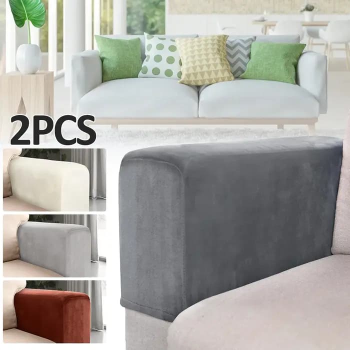 Housse de protection universelle pour accoudoir de canapé