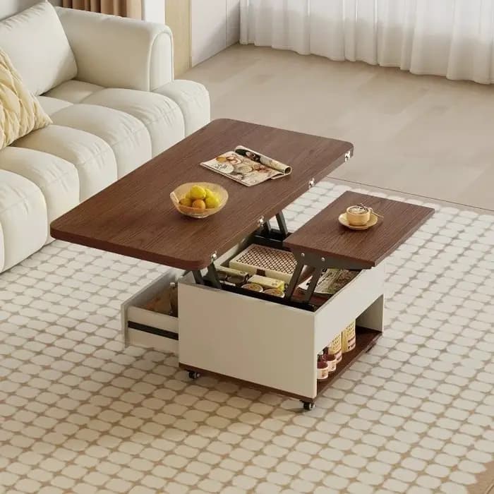 Table basse réglable grande taille