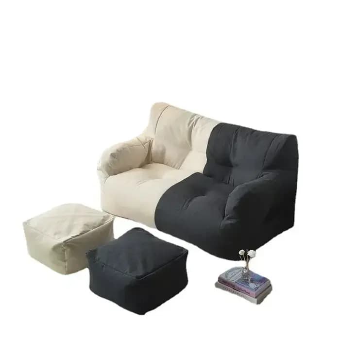 Double Lazyboy pouf canapé