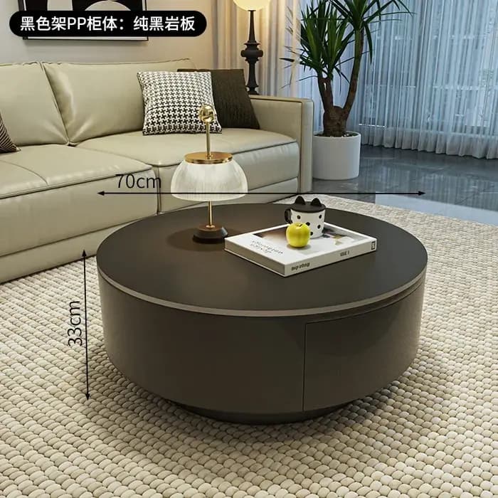 Table basse Unique De luxe nordique salon esthétique Tables basses rondes minimaliste mignon Mesa De