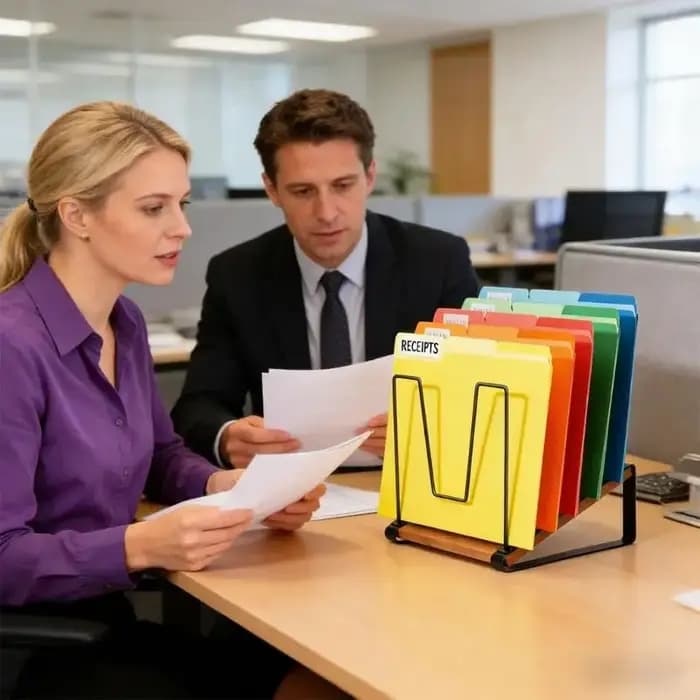 Pack 1 bibliothèque bureau inclinée solide, développée pour stockage sécurisé des documents une obse