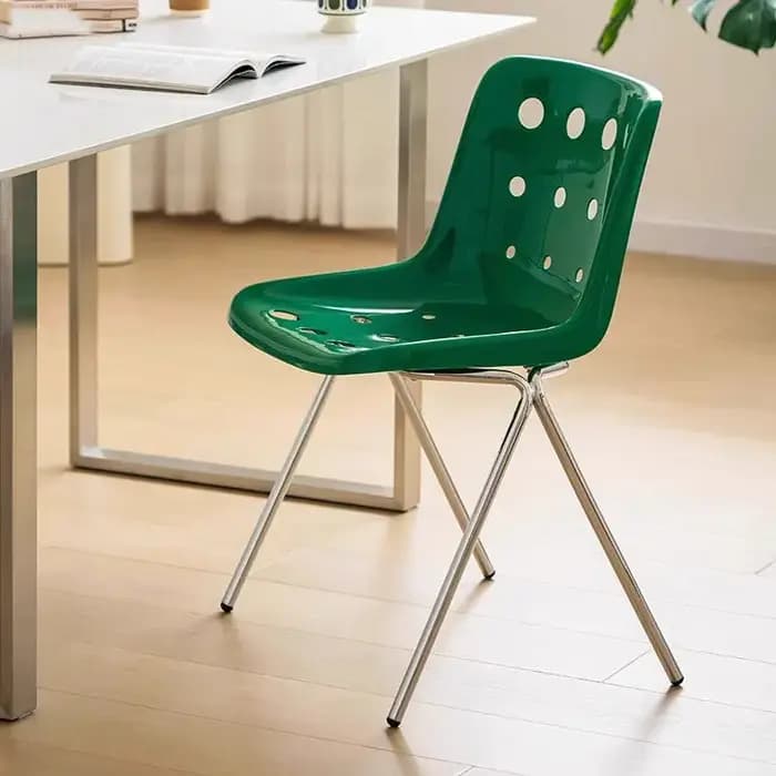 Chaises de salle à manger de luxe modernes en métal, pour la maison, le salon, la salle à manger, la