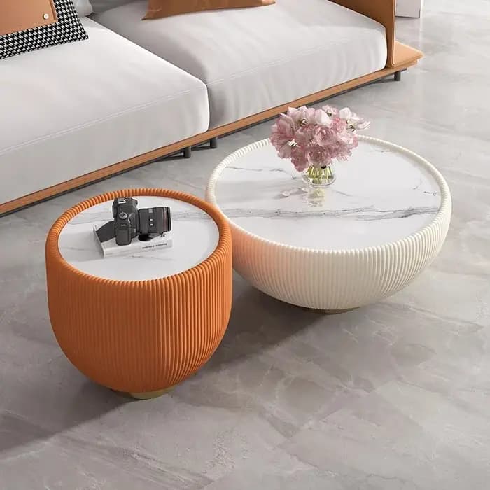 Tables basses rondes originales