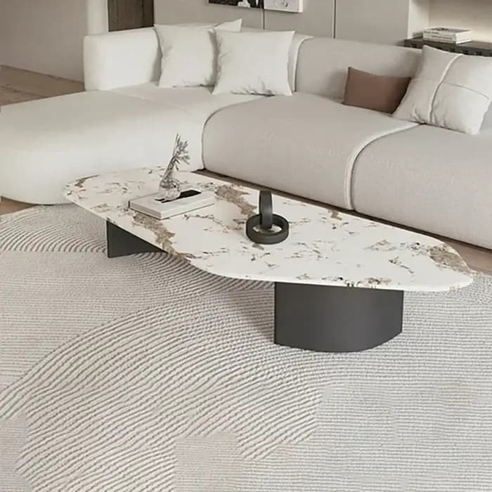 Table basse carrée élégante pour salon, tables basses mignonnes nordiques, meubles de maison classiq