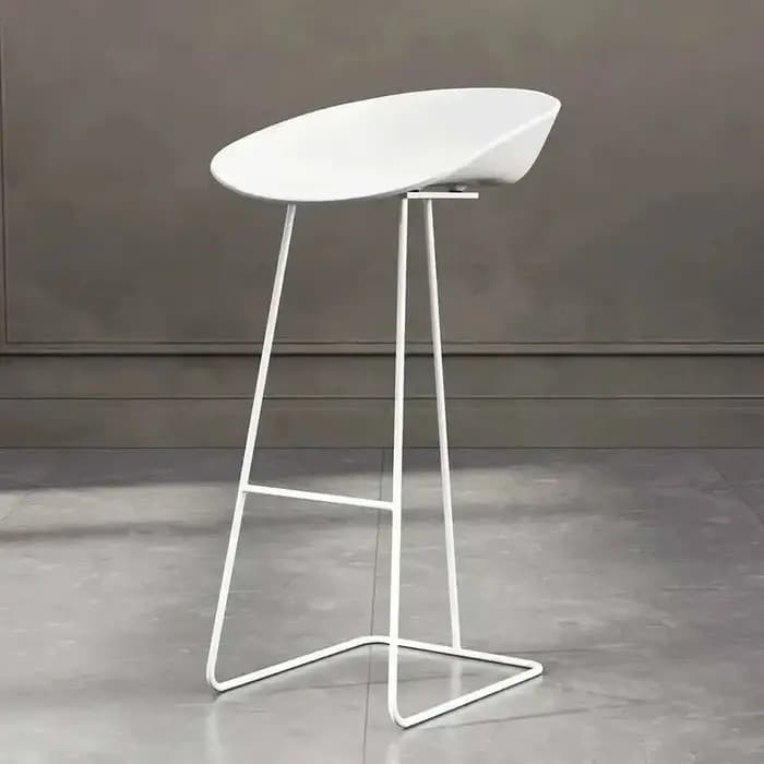 Tabouret de Bar nordique chaise haute en fer forgé minimaliste moderne Restaurant bureau salle à man