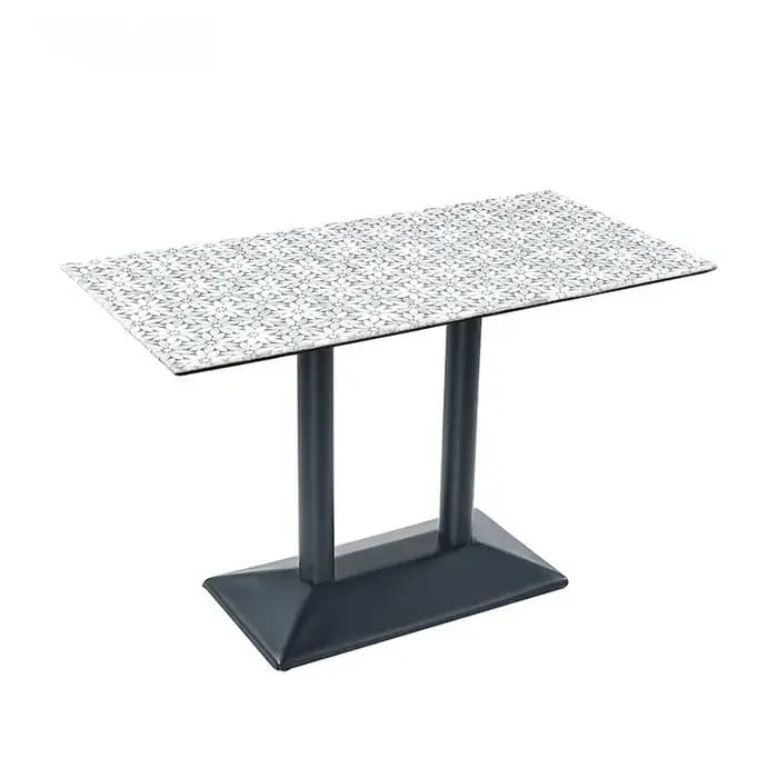 Table et chaises nordiques en marbre naturel
