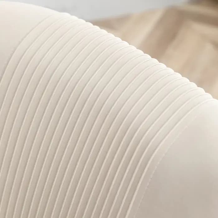 SEYNAR-Chaises de Salle à Manger en Velours Modernes, Chaise d'Accent Latérale Plissée en Tonneau, p