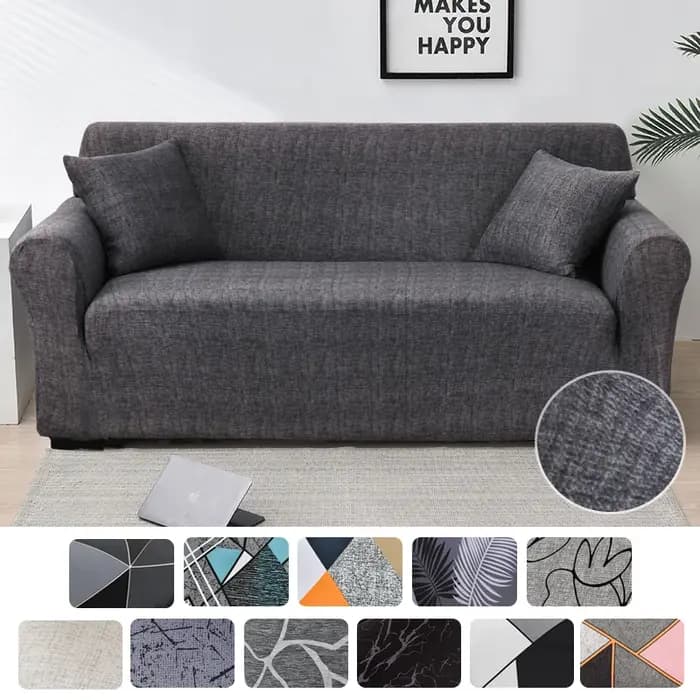 Housse de protection extensible pour canapé et fauteuil 1/2/3/4 places