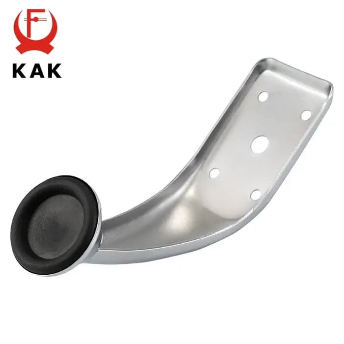 KAK-Pieds de meubles en métal chromé brillant, pieds de table, canapé-lit, remplacement de manucure,
