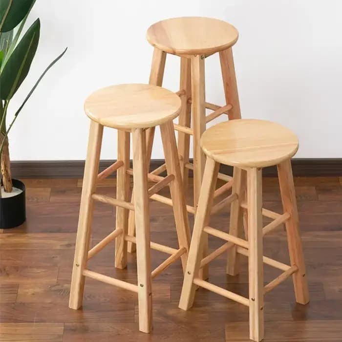 Tabouret de Bar en bois massif