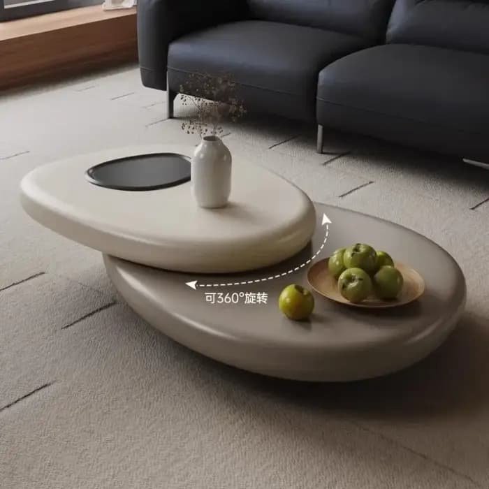 Table basse à affichage irrégulier