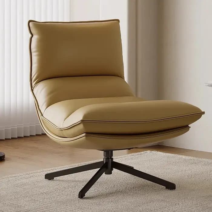 Fauteuils de salon nordiques de luxe avec accoudoirs