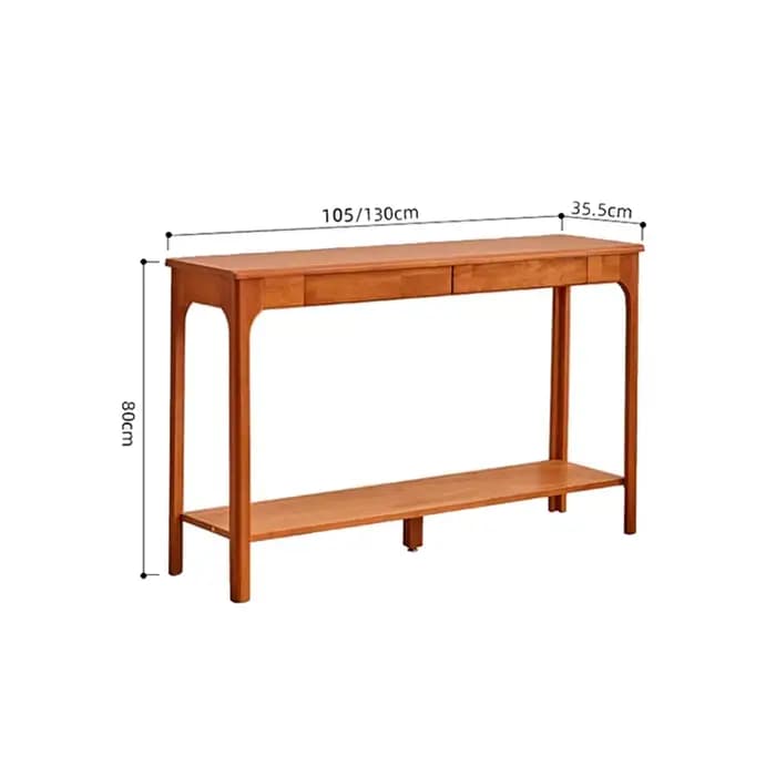 Tables consoles minimalistes françaises avec tiroirs de rangement