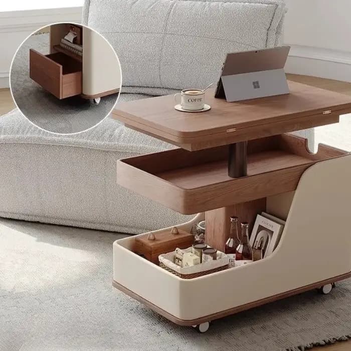 Tables basses modernes et simples en bois massif